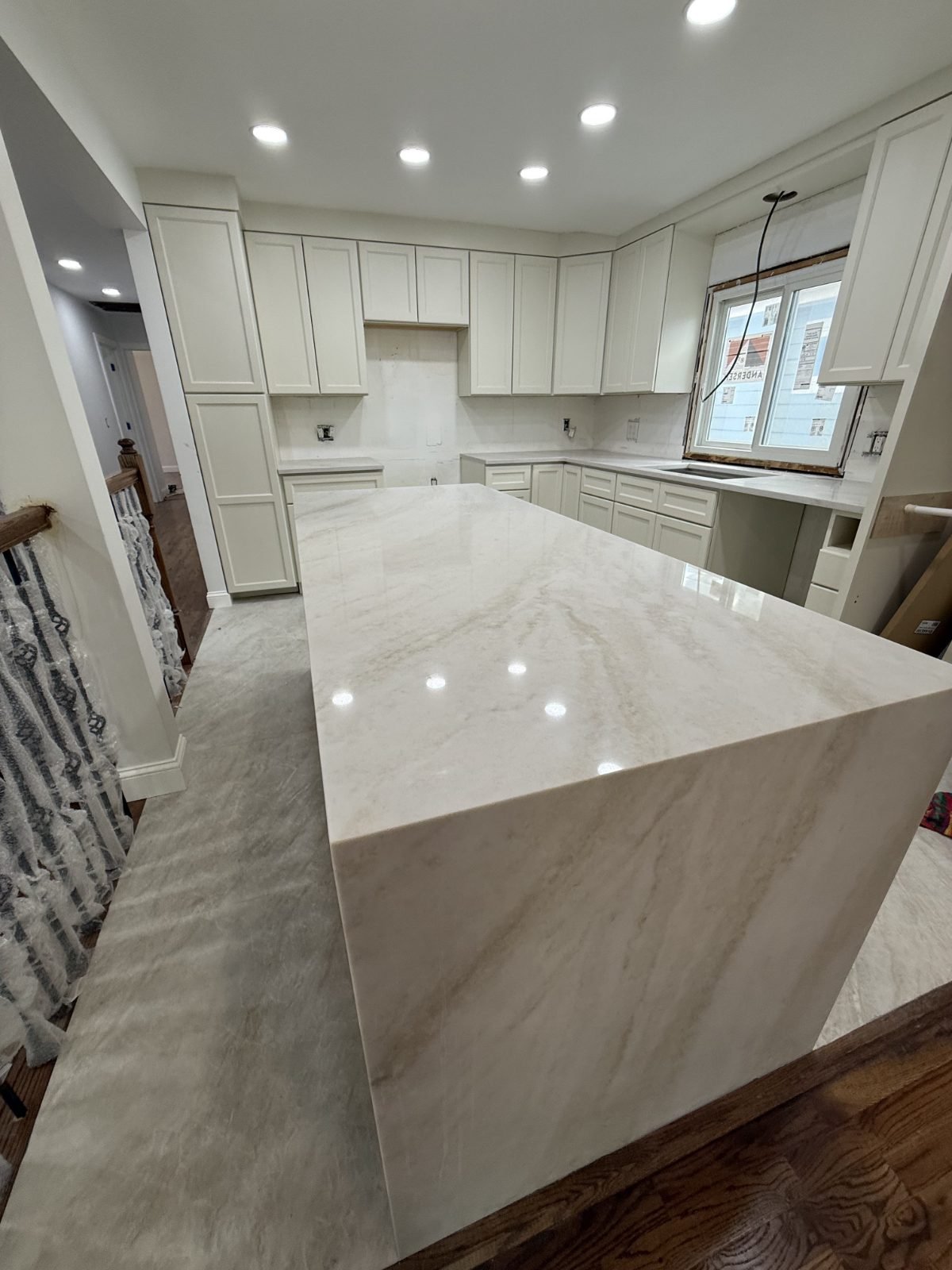 Marble fabricated and installed by Stone Elegance